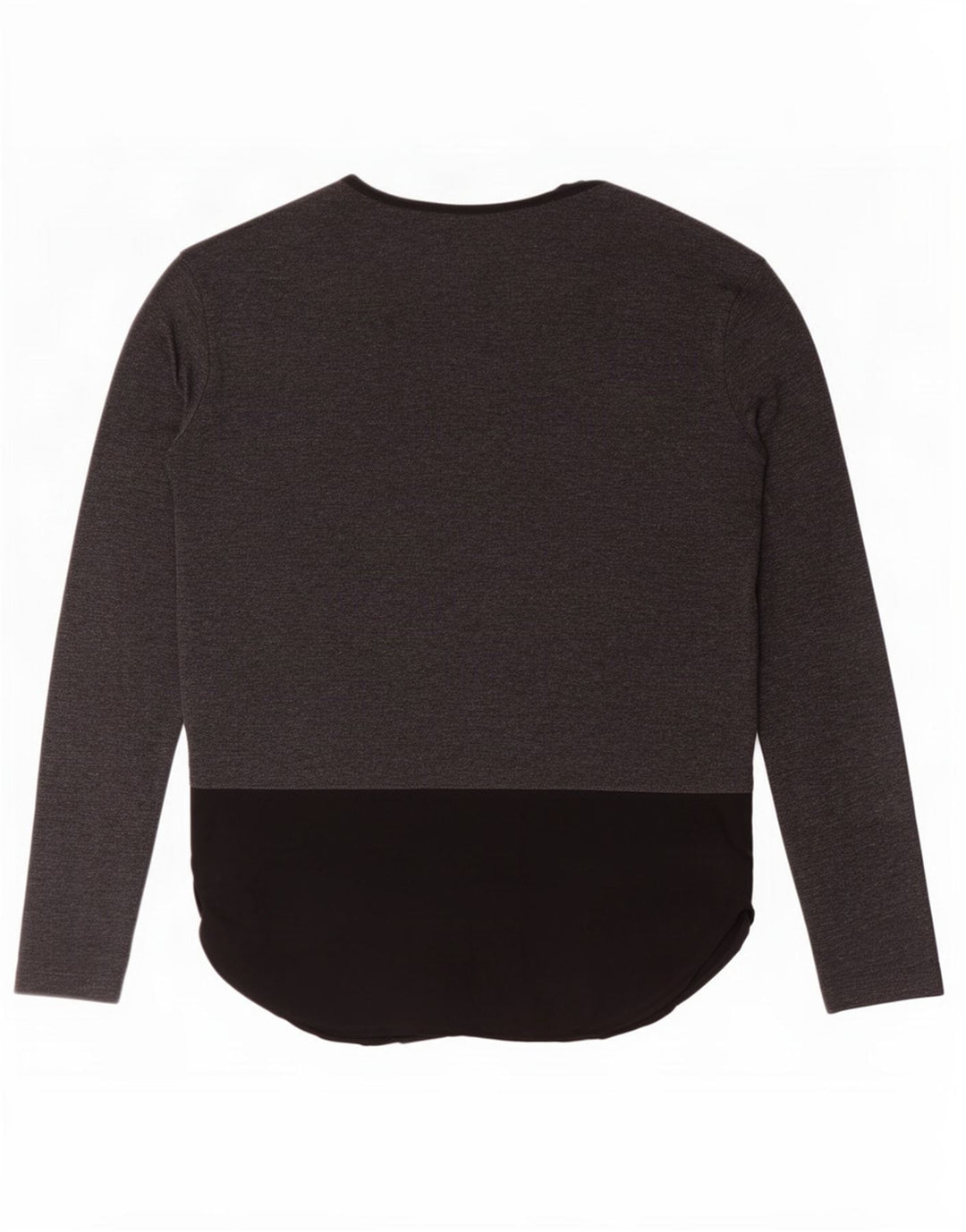 Zara Dame Top Langærmet UK 16 Large Grå Colourblock Polyester