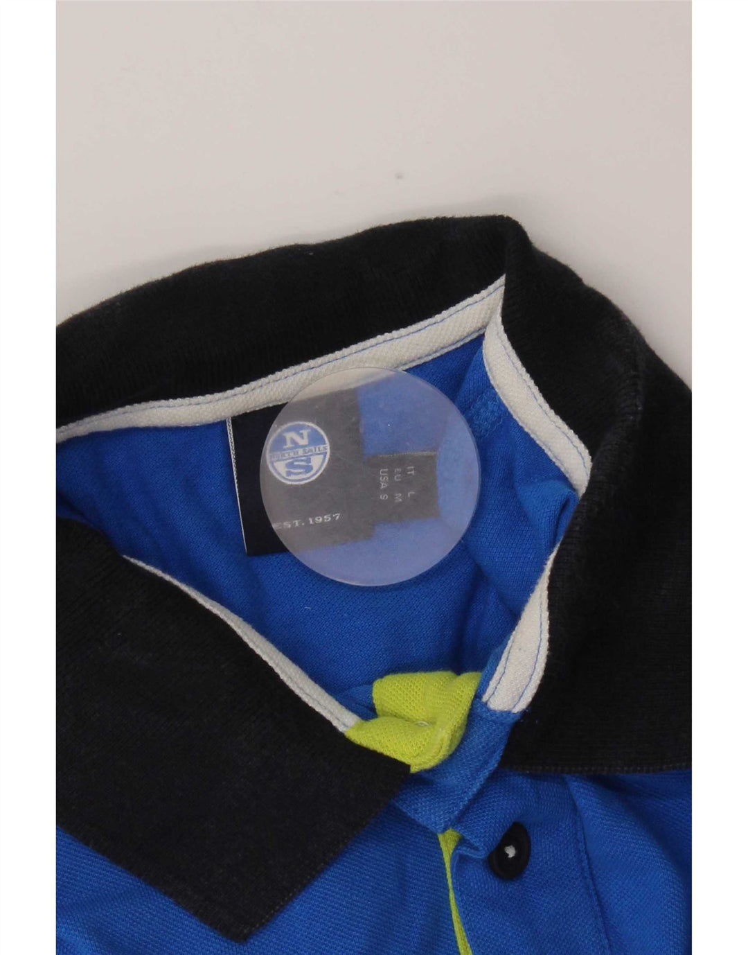 North Sails Herre Polo Shirt Lille Blå Colourblock