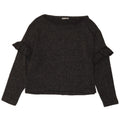 Zara Dametop Langærmet UK 12 Medium Grey Flecked