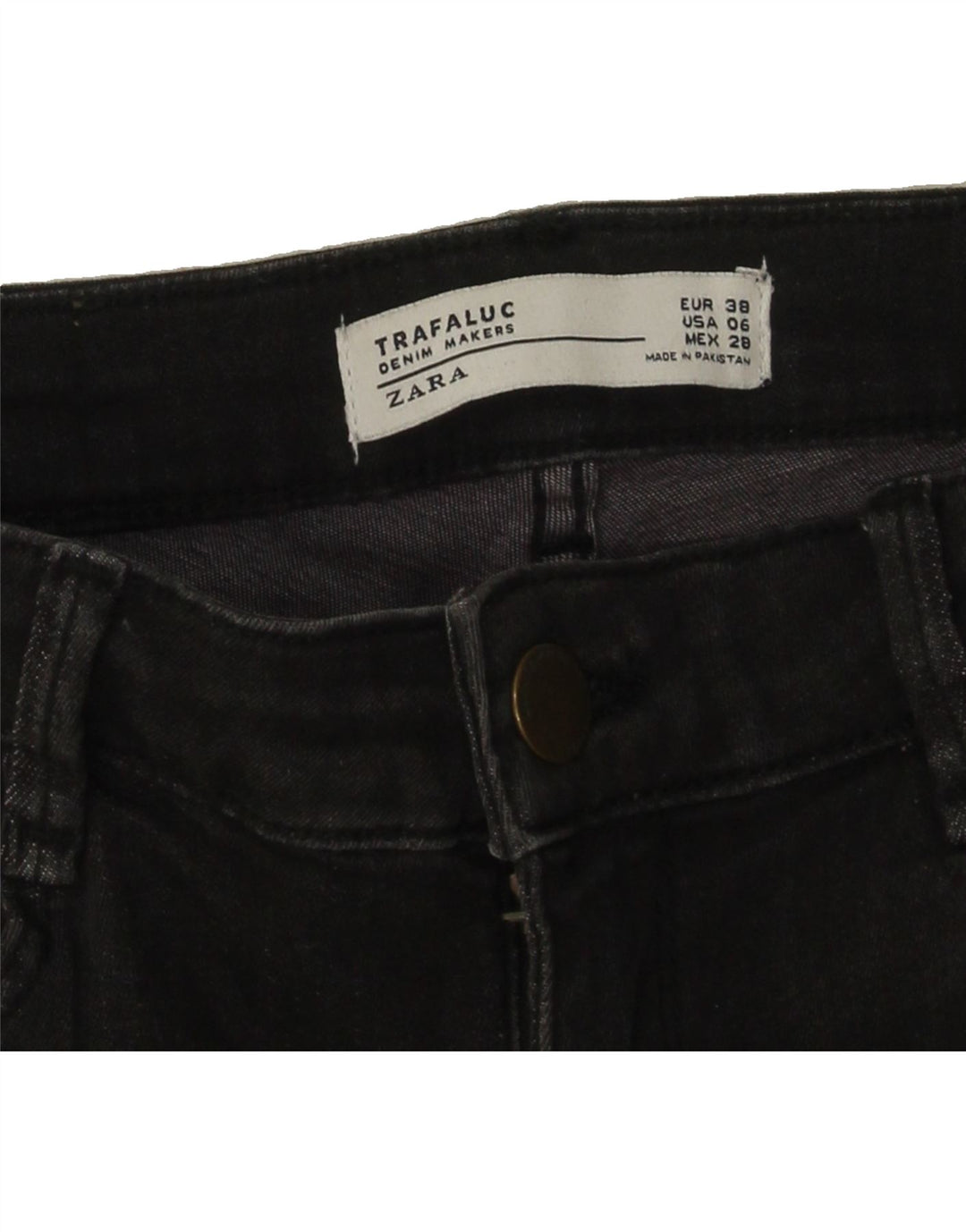 ZARA Womens Skinny Jeans EU 38 Small W28 L32 Black Vintage Zara and Second-Hand Zara from Messina Hembry 