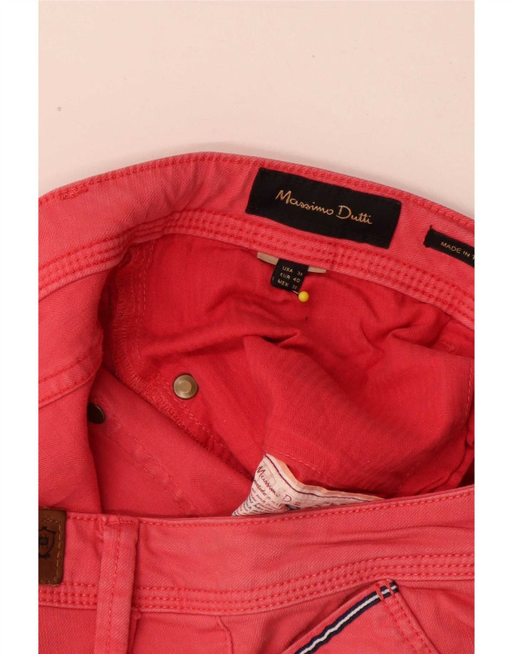 Massimo Dutti Herre Slim Jeans EU 40 Medium W31 L30 Pink