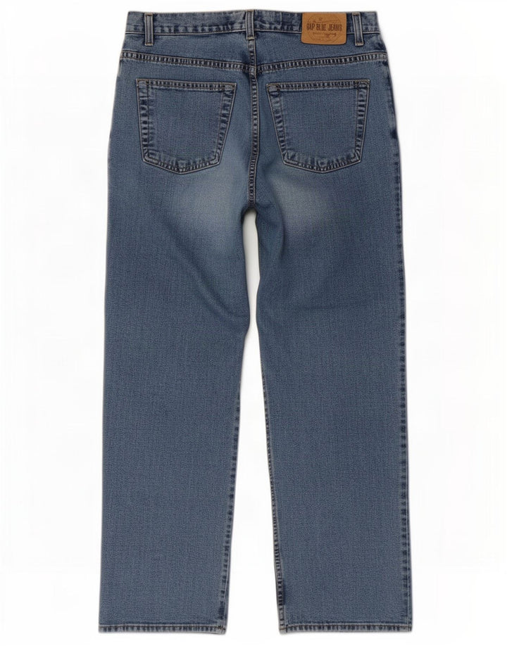 Gap Womens Loose Jeans US 10 Large W30 L27 Blue Cotton