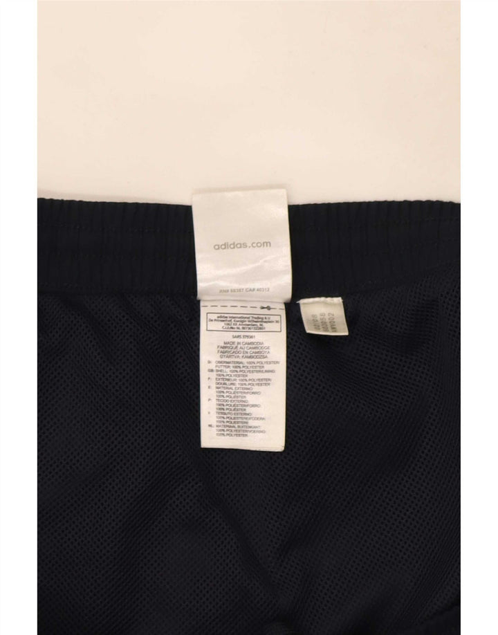 Adidas Herre Bermuda Sport Shorts 2XL Navy Blue Polyester