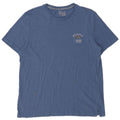 Fat Face Herre Grafisk T-Shirt Top Stor Blå Bomuld