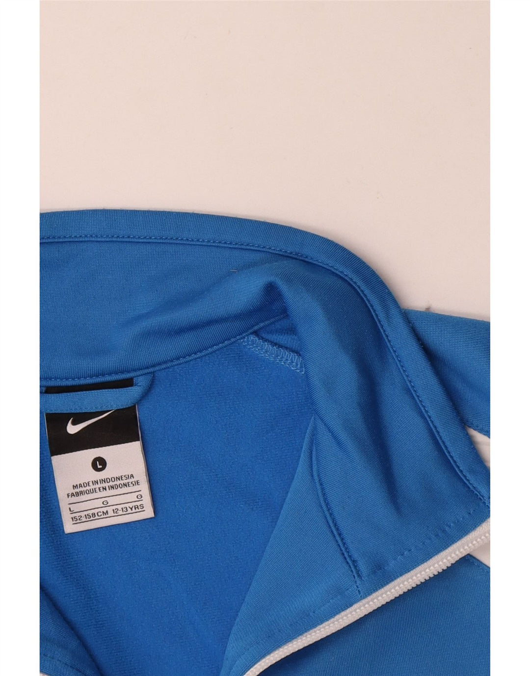 Nike Træningsdragt Topjakke til drenge 12-13 år Large Blue Colourblock Polyester