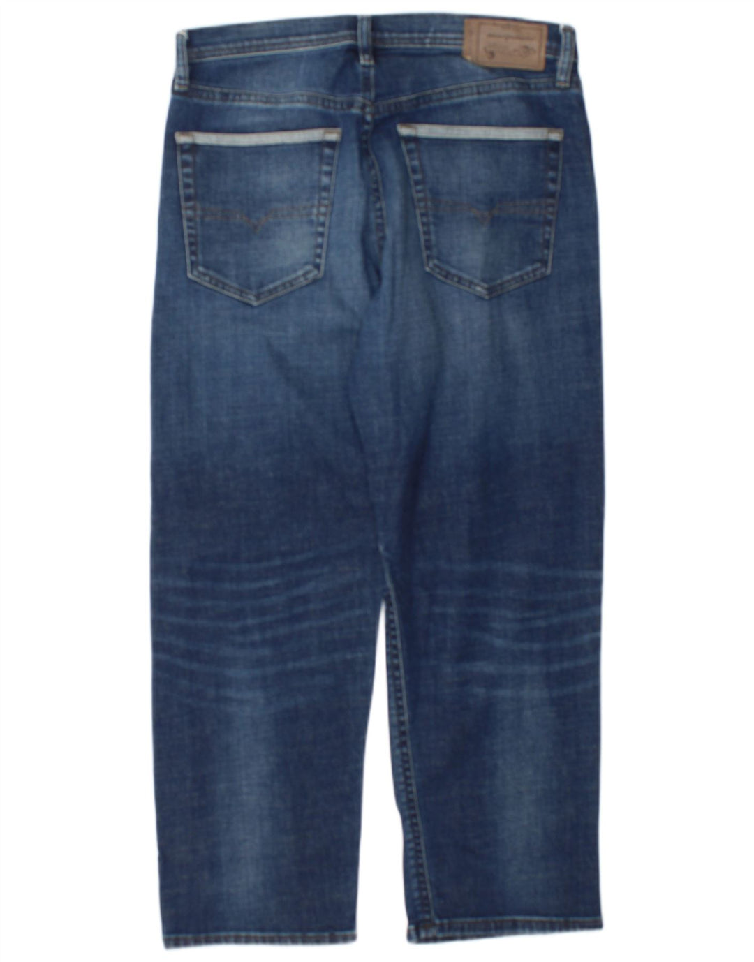 Diesel Herre Khiro Regular Straight Jeans W31 L26 Blå Bomuld