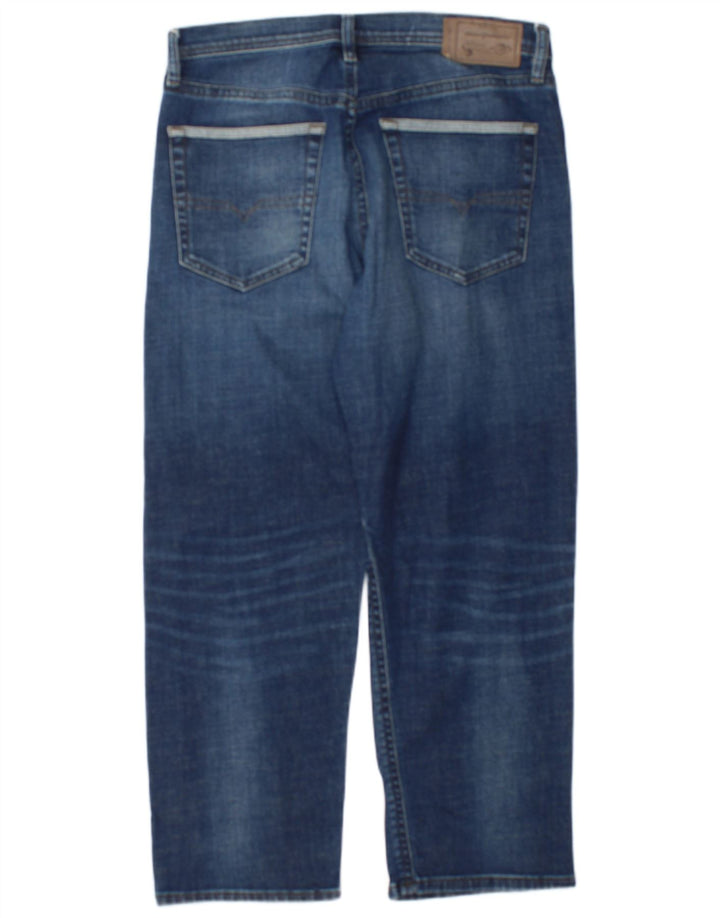Diesel Herre Khiro Regular Straight Jeans W31 L26 Blå Bomuld