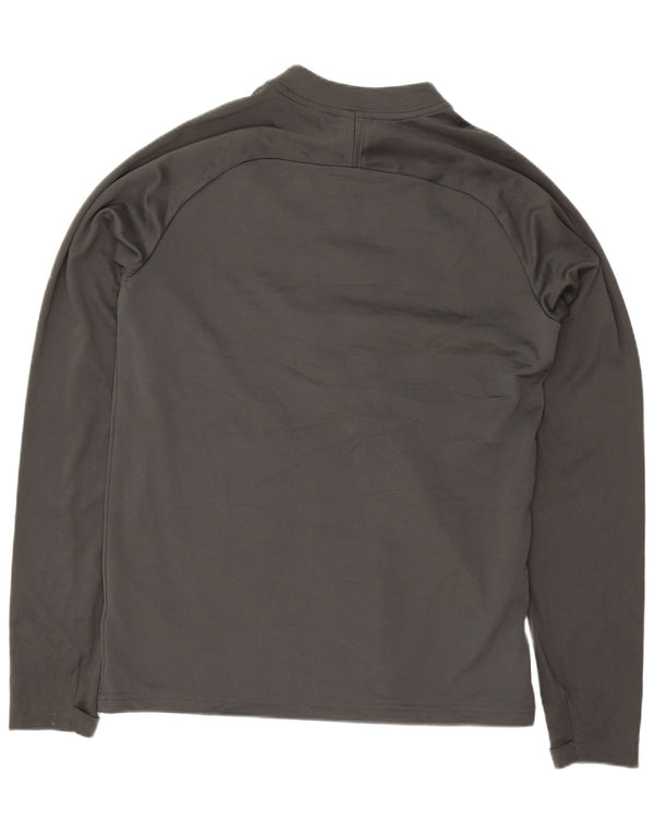 Nike Boys Dri Fit Pullover Træningsdragt Top 13-14 år XL Grå Colourblock