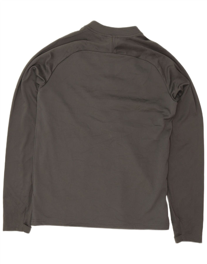 Nike Boys Dri Fit Pullover Træningsdragt Top 13-14 år XL Grå Colourblock