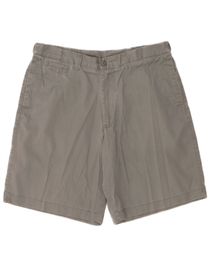 Marks & Spencer Herre Blue Harbor Chino Shorts W36 Large Grå Bomuld