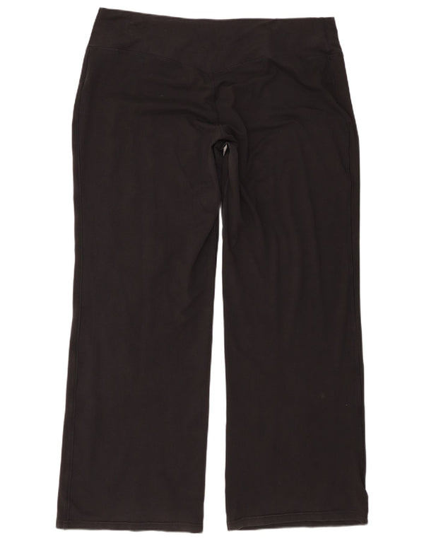 Nike Womens Loose Fit træningsdragt Bukser UK 18 XL Sort bomuld