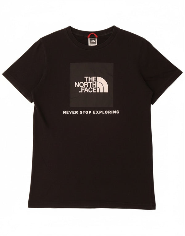 THE NORTH FACE Grafisk T-shirt drenge top 14-15 år XL sort bomuld
