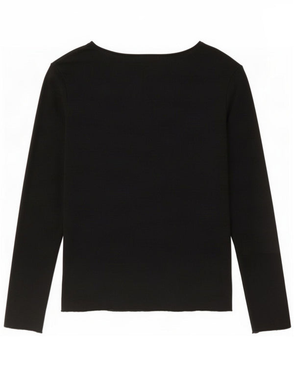 Zara Dametop Langærmet UK 10 Small Black