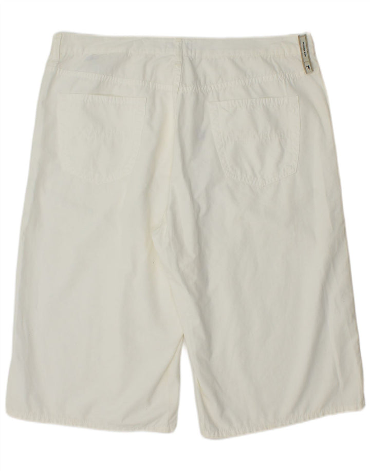TRUSSARDI Herre Casual Shorts IT 56 3XL W36 Hvid Bomuld