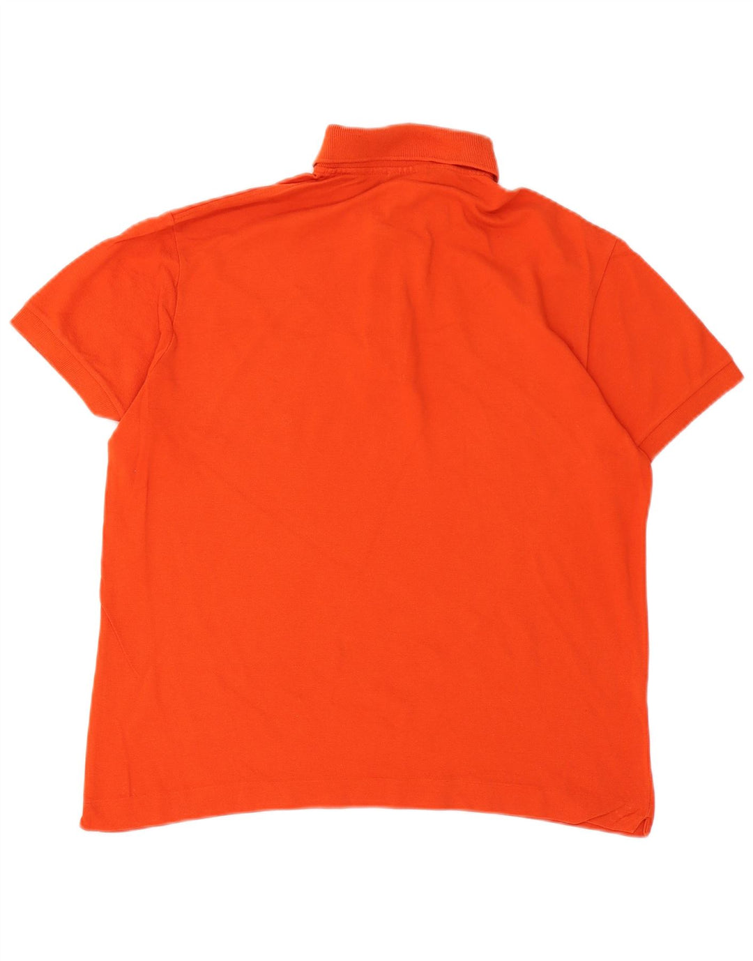 LACOSTE Poloskjorte til mænd størrelse 5 Large Orange Bomuld