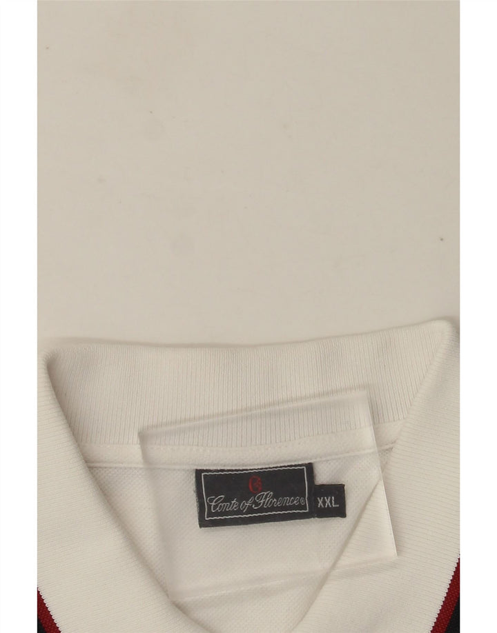 Conte of Florence herre poloshirt 2XL hvid