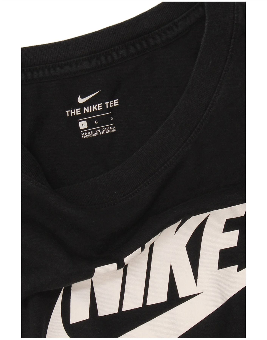 NIKE Grafisk T-shirt top til kvinder DK 16 Large Sort