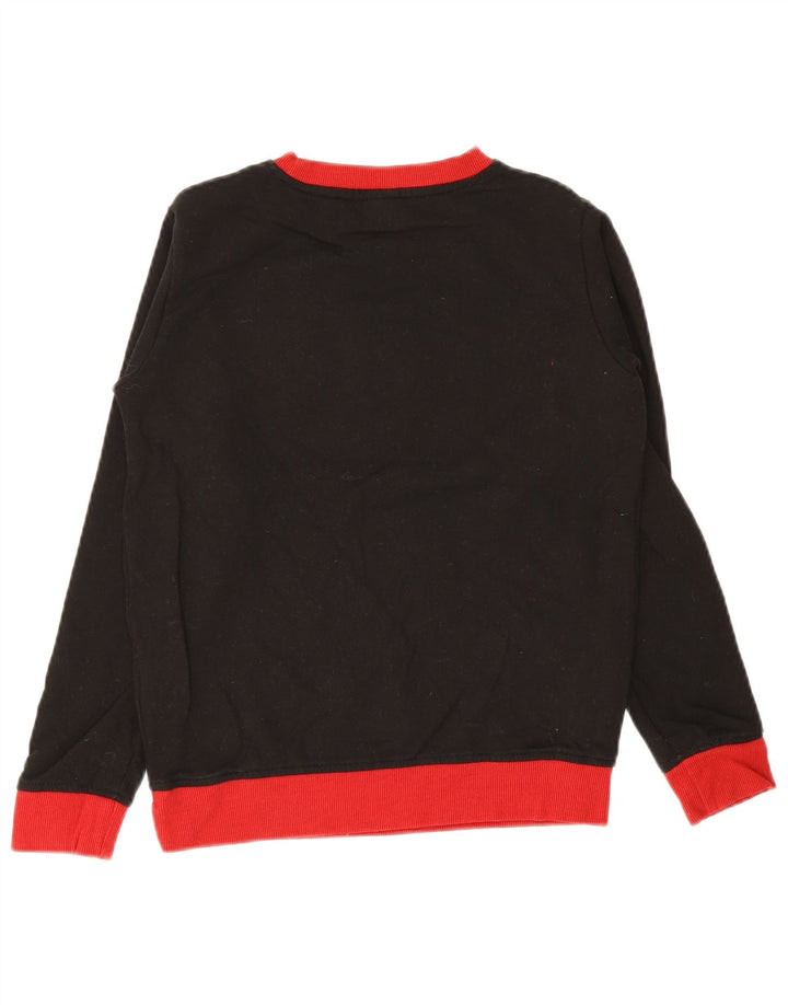 Bænk drenge grafisk sweatshirt trøje 11-12 år Sort bomuld