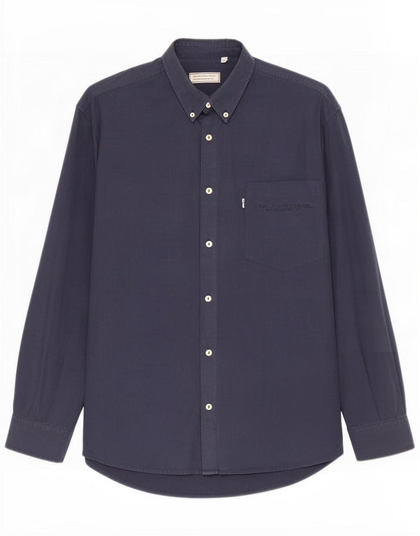 Levi's Herreskjorte Large Navy Blue Cotton