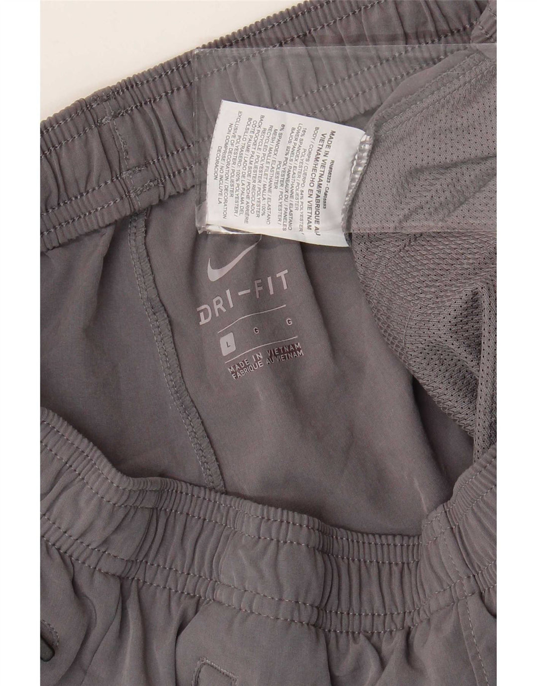 Nike Herre Dri Fit træningsdragt Bukser Large Grå Polyester