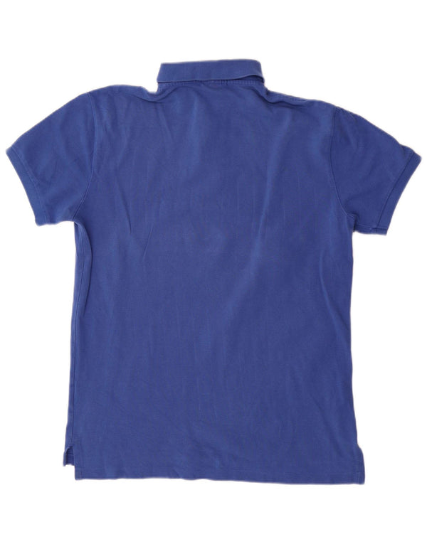 Polo Ralph Lauren Mens Polo Shirt Medium Blue Cotton