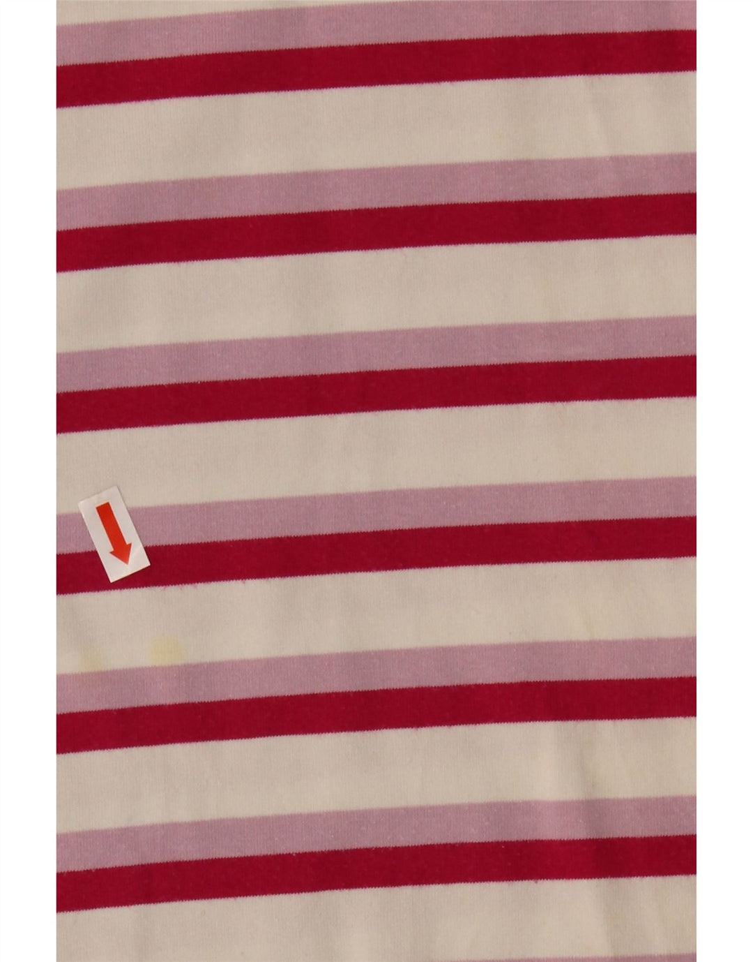 Adidas Dame Climalite Polo Shirt UK 16 Large Pink Stribet Polyester