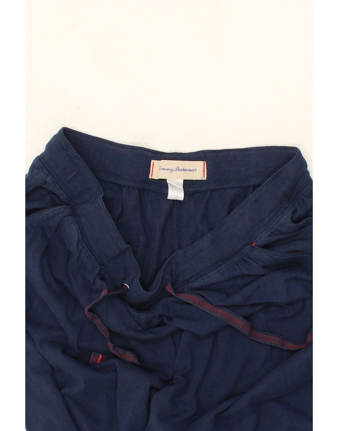 TOMMY BAHAMA Mens Tracksuit Trousers Large  Navy Blue Cotton Vintage Tommy Bahama and Second-Hand Tommy Bahama from Messina Hembry 