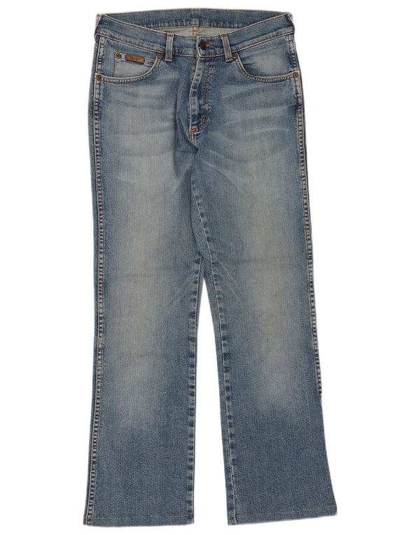 Wrangler Herre Kate Bootcut Jeans W29 L29 Blå Bomuld