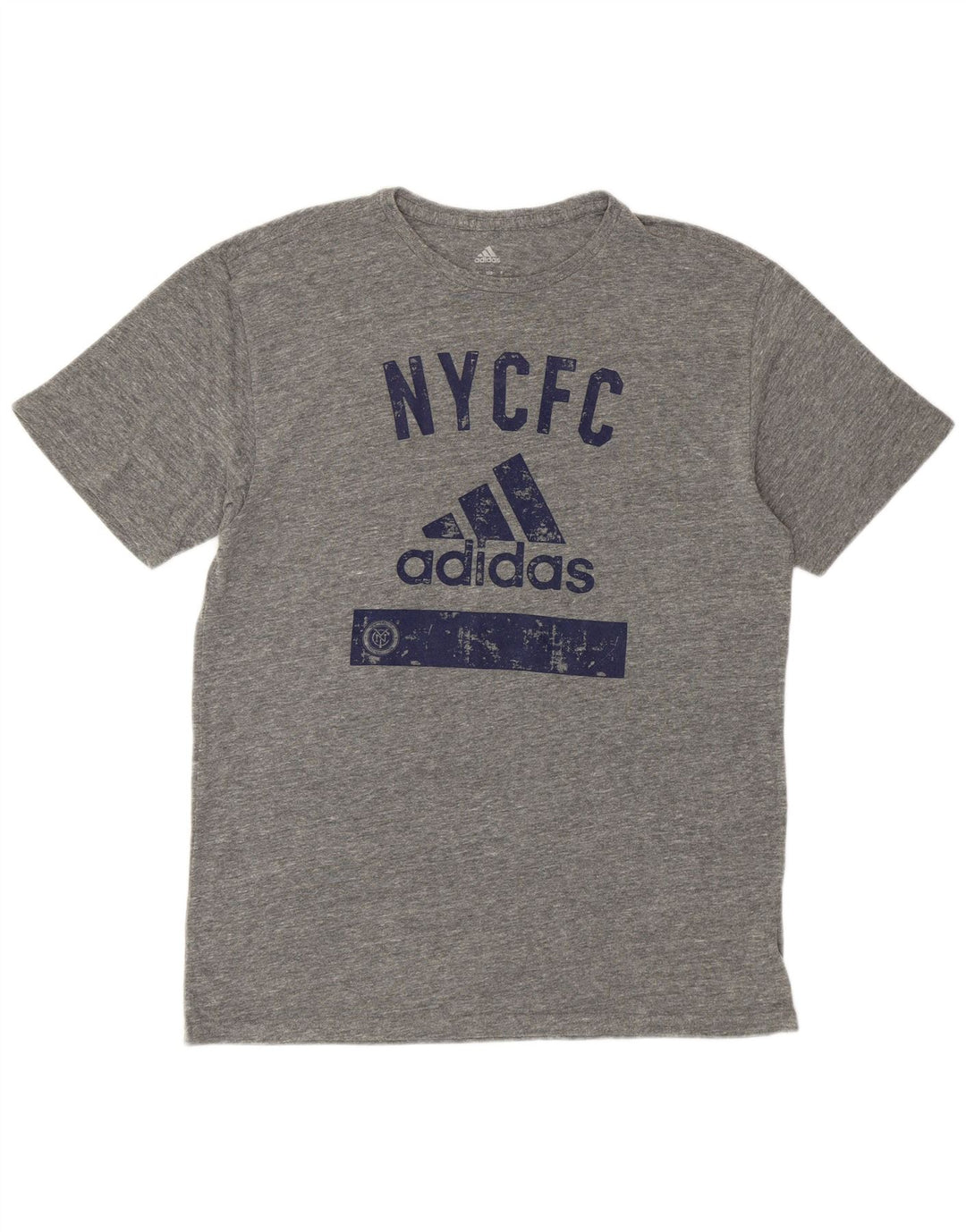 Adidas Mens New York City Graphic T-Shirt Top Large Grey Polyester