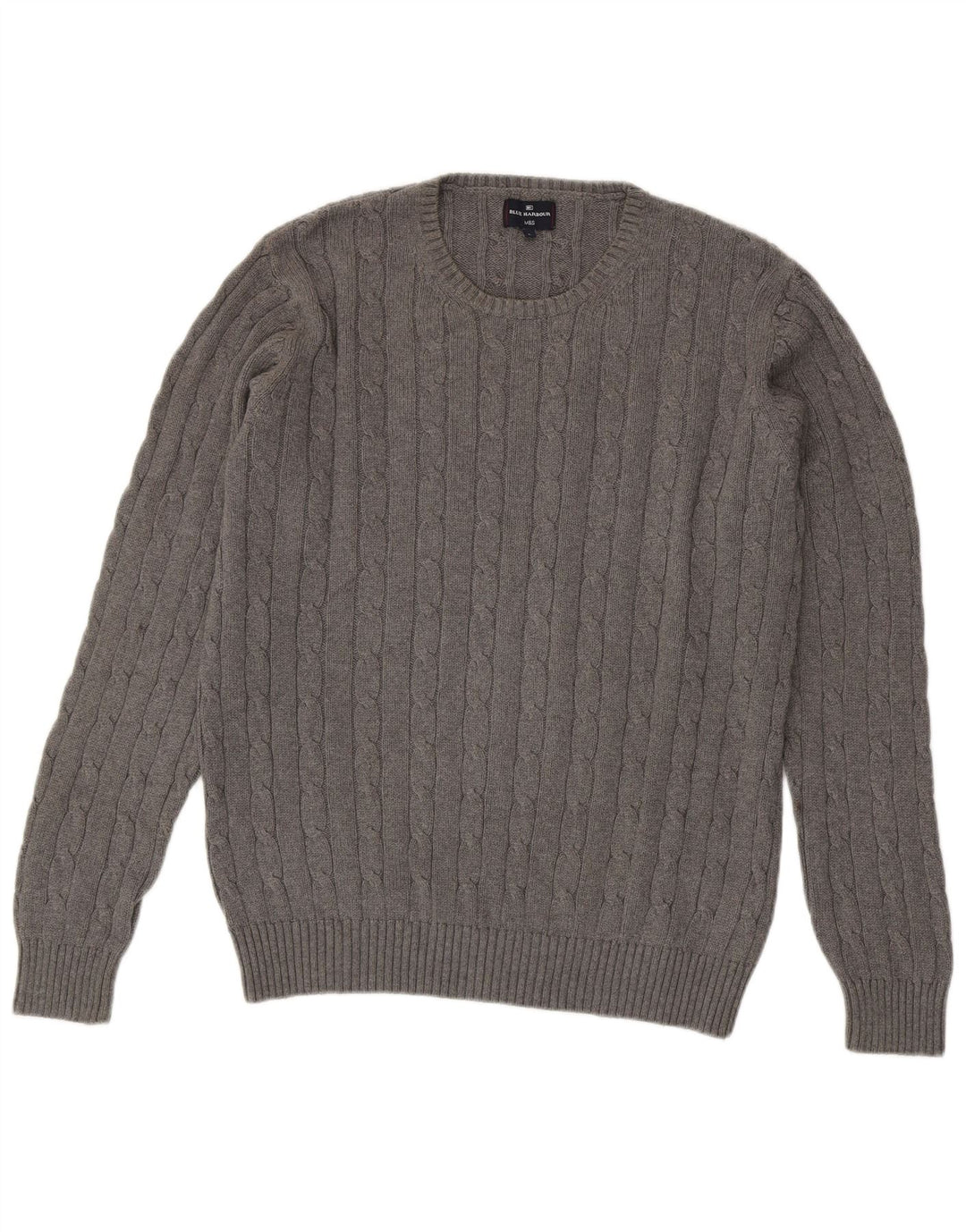 Marks & Spencer Herre Blue Harbor Crew Neck trøje Sweater Large Grå