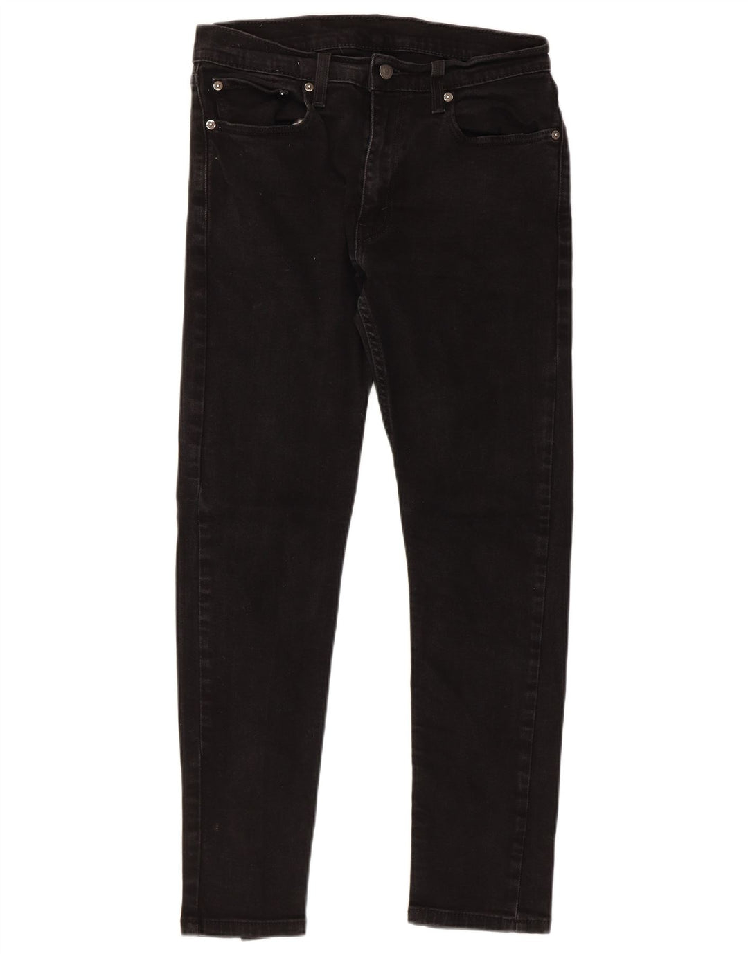 Levi's Herre 512 Slim Jeans W32 L30 Sort Bomuld
