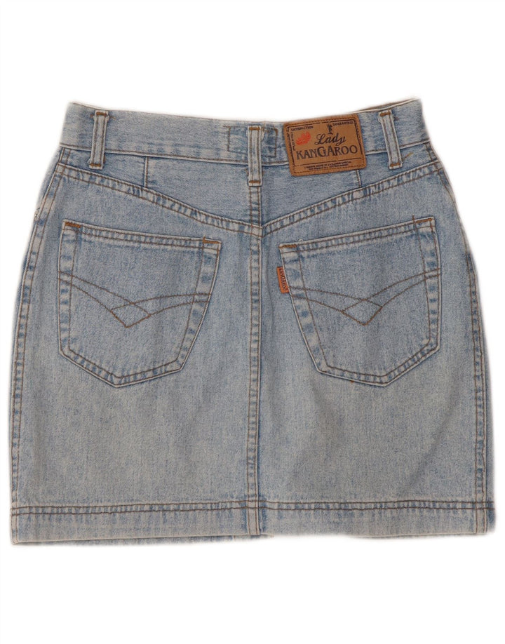 Kænguru Dame Denim Nederdel W28 Medium Blue Bomuld
