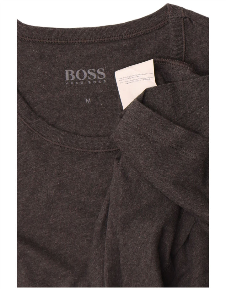 Hugo Boss Herre T-Shirt Top Medium Grey Bomuld