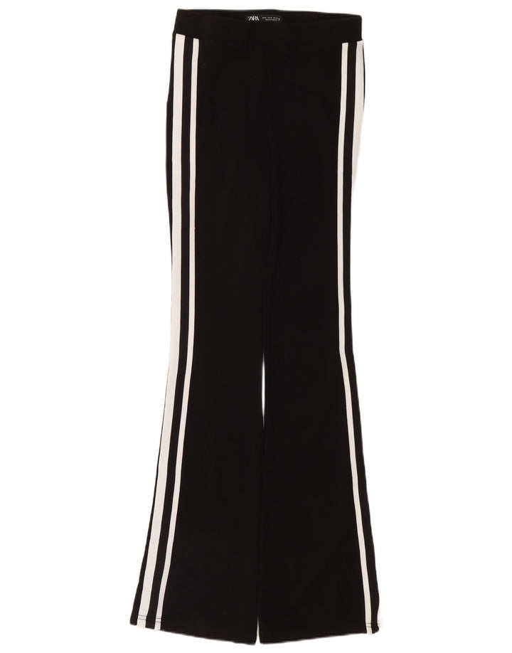 Zara Dame Flare træningsdragt Bukser Medium Sort Polyamid