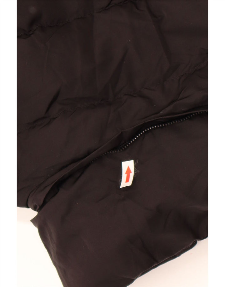 Zara Womens Polstret Frakke UK 14 Medium Black
