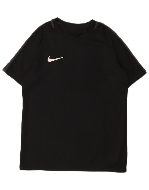 Nike Boys Dri Fit T-Shirt Top 10-11 år Medium Sort Colourblock