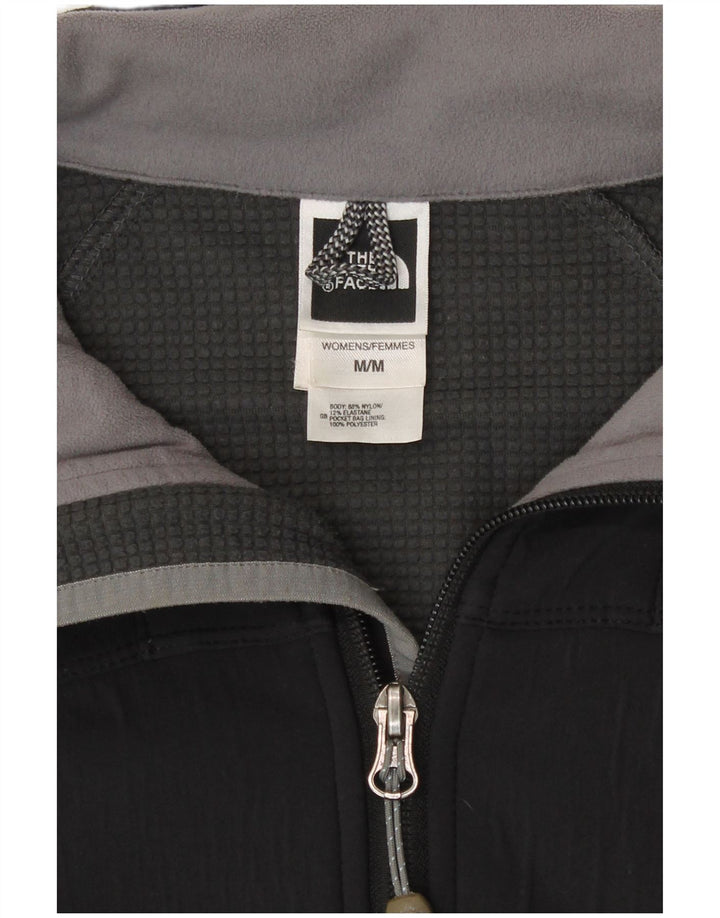 The North Face Dame Apex Windbreaker Jacket UK 14 Medium Black Polyester