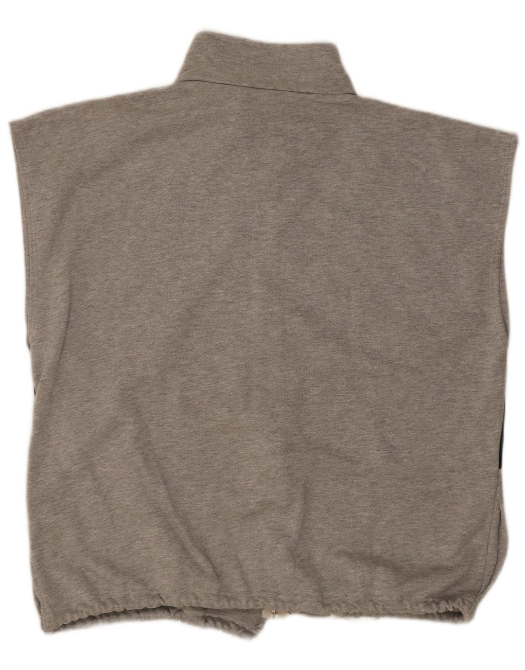 Vintage herre ærmeløs træningsdragt topjakke XL grå farveblok