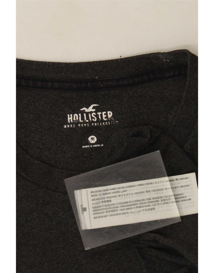 Hollister Herre T-shirt Top mellemgrå bomuld