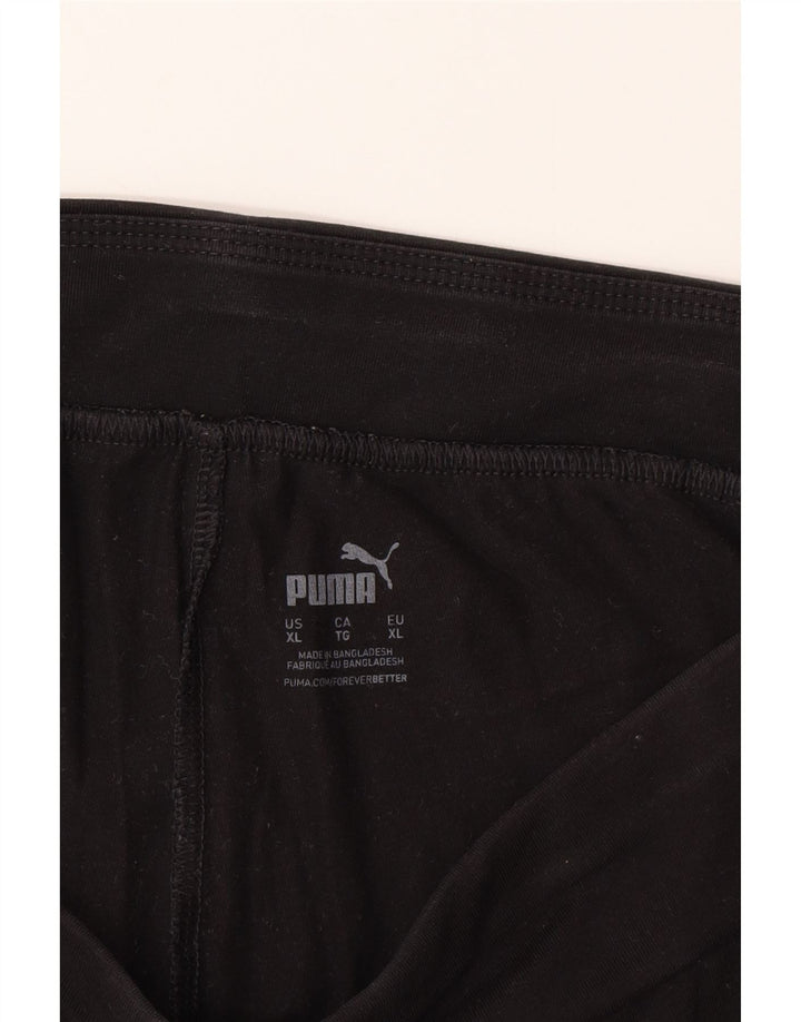 PUMA Womens Graphic Leggings UK 18 XL  Black