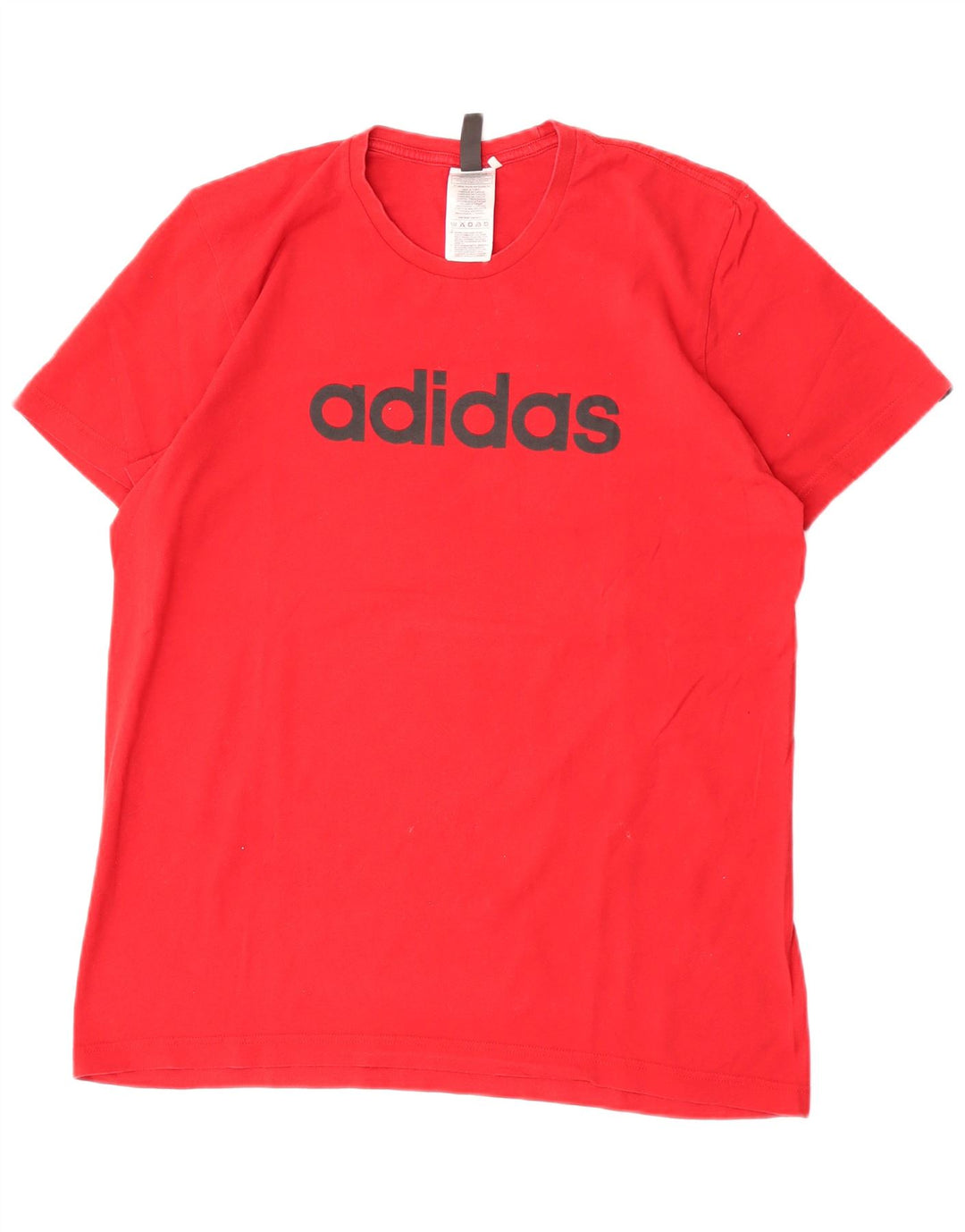Adidas Herre grafisk T-shirt Top Medium Rød Bomuld