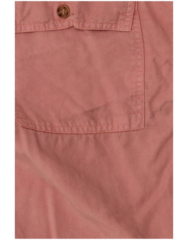 Topshop Dame Overshirt Oversized skjorte UK 10 Small Pink Lyocell
