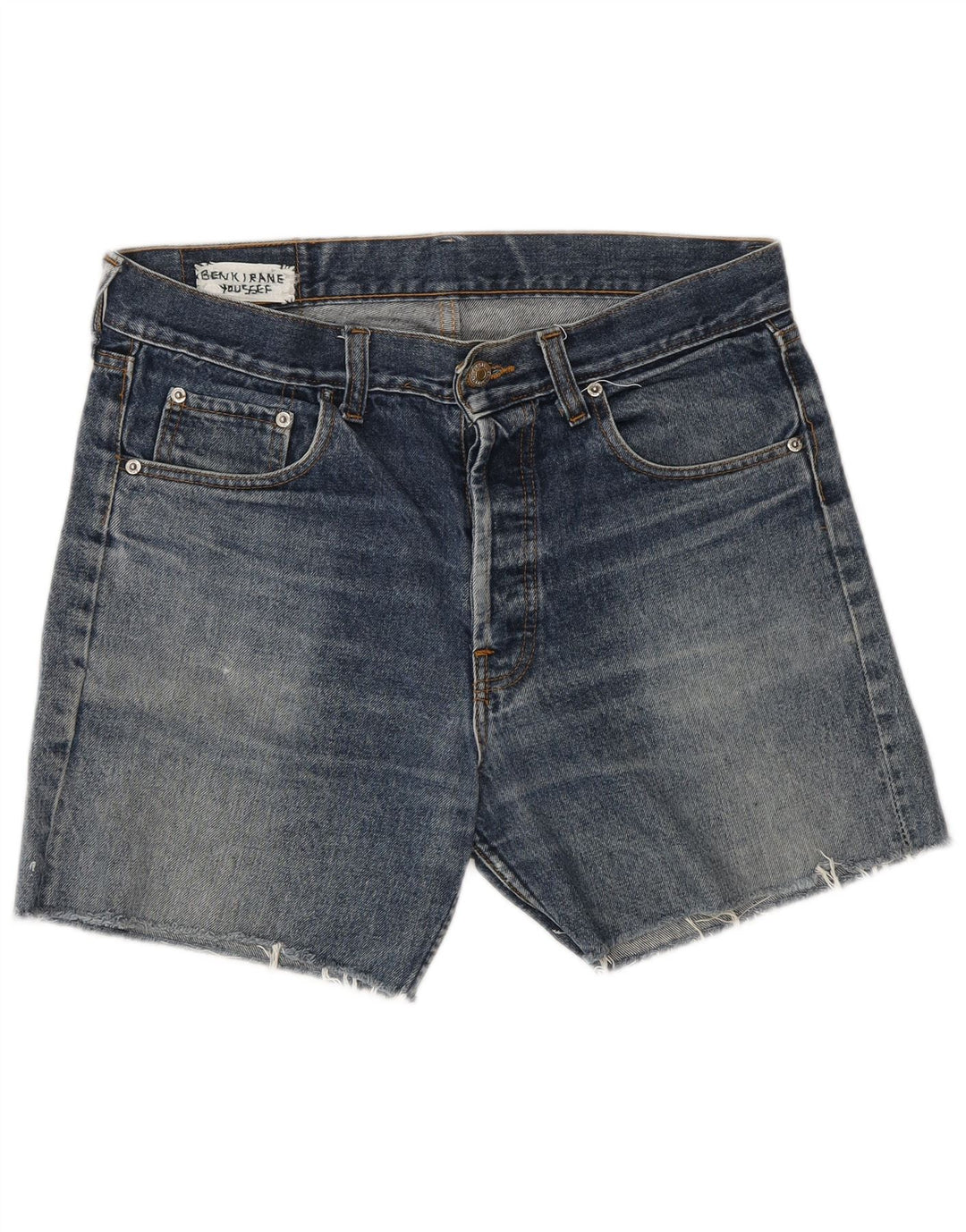 LEVI'S Herre 501 denimshorts W34 Stor blå bomuld