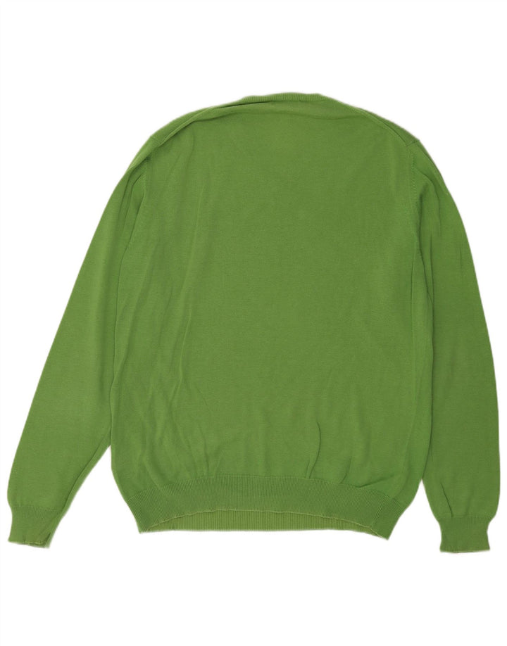 Kappa Herre V-hals sweater Stor grøn bomuld