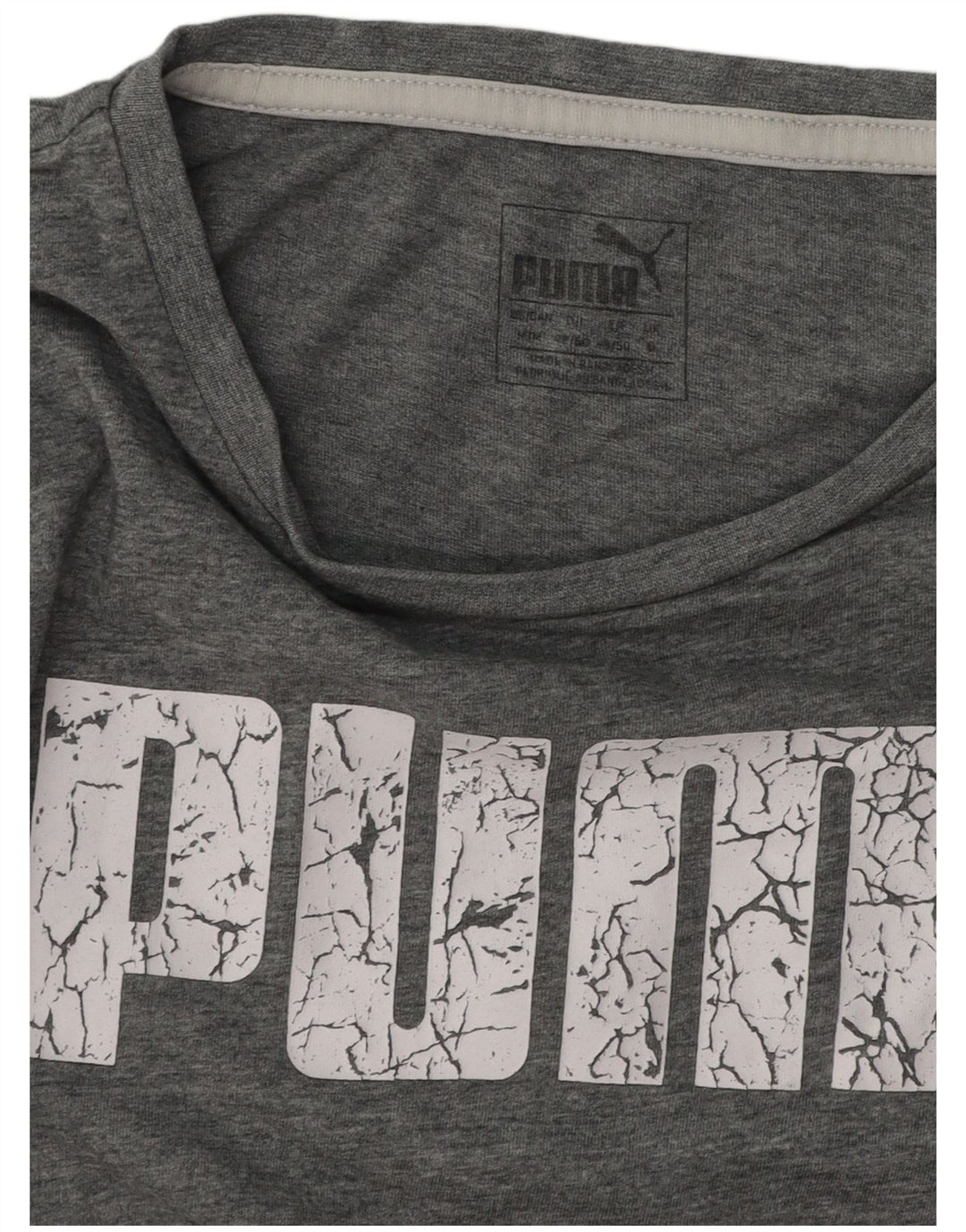 PUMA Grafisk T-shirt til mænd, mellemgrå