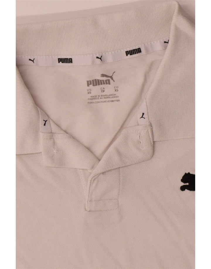 Puma Polo Shirt til mænd XS Hvid bomuld