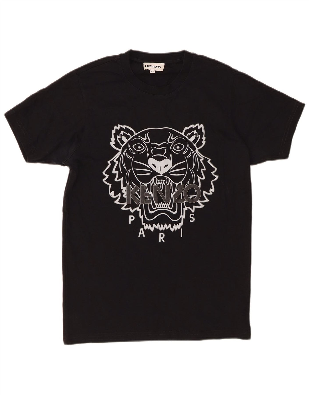 Kenzo Herre grafisk T-shirt Top XS Sort bomuld