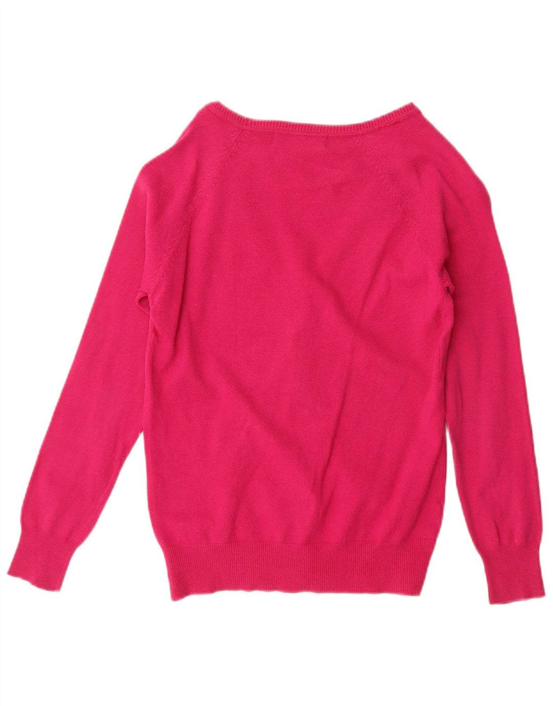 Zara Dame Cardigan Sweater UK 12 Medium Pink