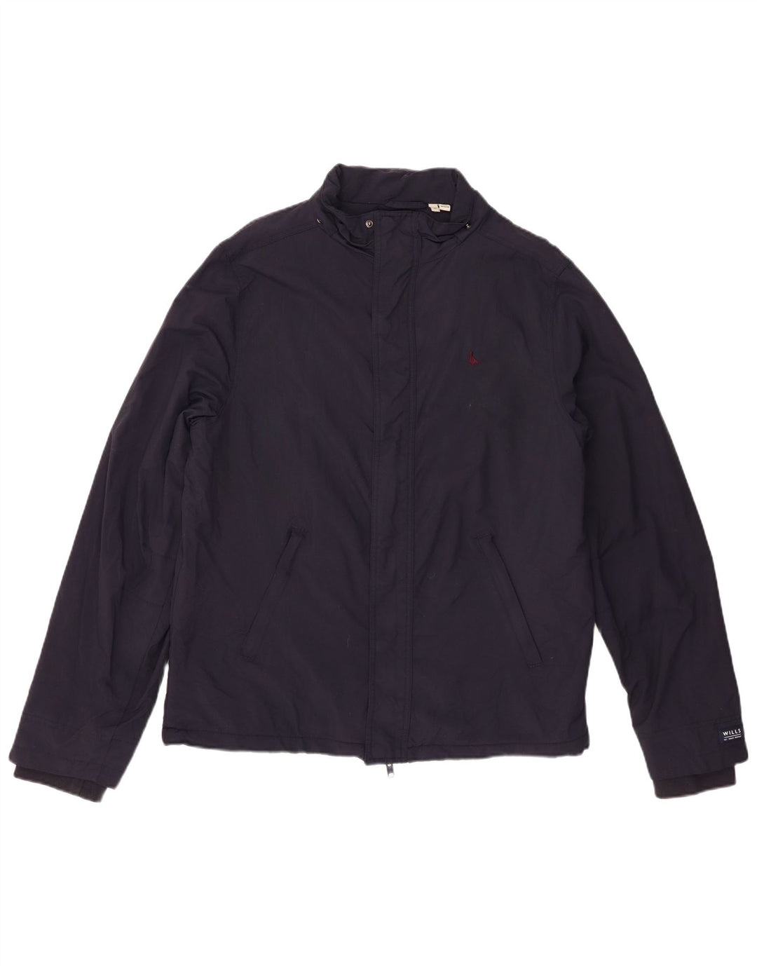 Jack Wills Herre Windbreaker Jacket UK 42 XL Navy Blue Nylon