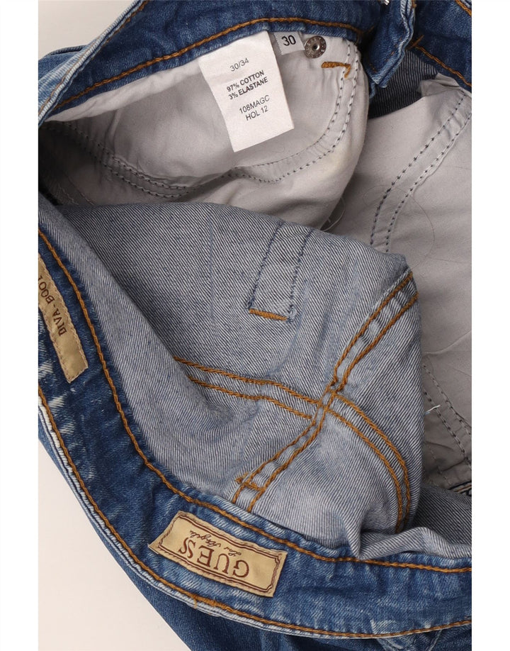 Guess Dame Bootcut Jeans W30 L30 Blå Bomuld